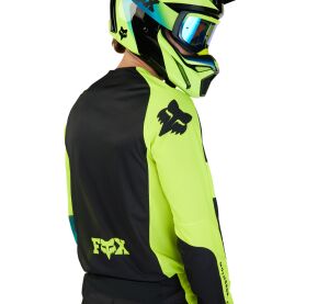 FOX 360 Streak Jersey - Black/Yellow MX24