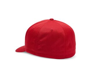 FOX Head Tech Flexfit Hat, Flame Red
