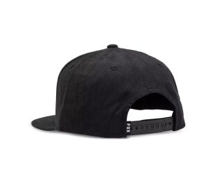 FOX Head Snapback Hat - OS, Black/Charcoal