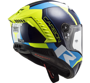 LS2 FF805 THUNDER C RACING1 GL.BLUE H-V YELLOW