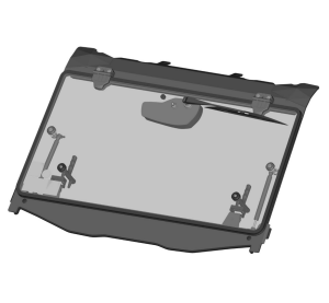 Tilt out windshield Polaris RZR XP (2024-) incl. wiper/washer accessory