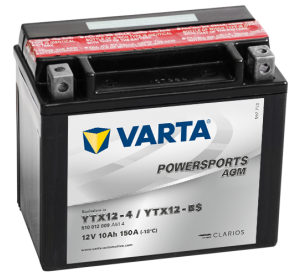 Varta 12V/10Ah-moto LF (YTX12-4/YTX12-BS)- all Access 400 (Tomahawk, Warrior, Max)