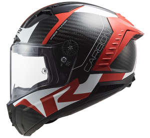 LS2 FF805 THUNDER C RACING1 GL.RED WHITE