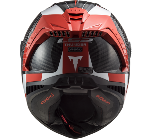 LS2 FF805 THUNDER C RACING1 GL.RED WHITE