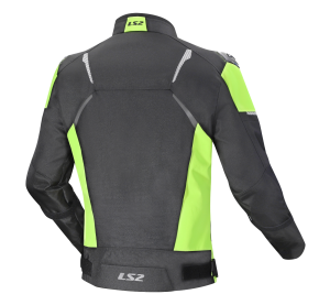 LS2 ZOOM MAN JACKET BLACK YELLOW