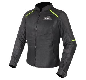 LS2 BREEZE LADY JACKET BLACK YELLOW