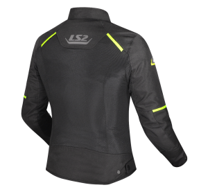 LS2 BREEZE LADY JACKET BLACK YELLOW