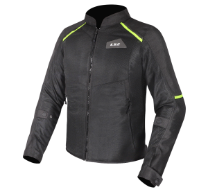 LS2 BREEZE MAN JACKET BLACK YELLOW