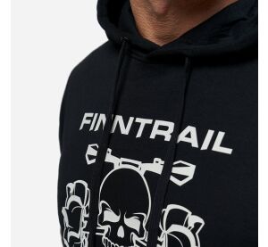 Finntrail Hoody ATV skull Black