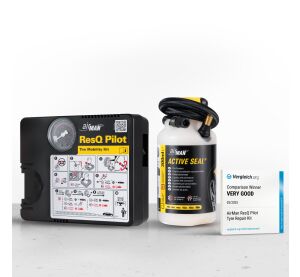 AirMan ResQ Pilot 12V Compressor + 300 ml Tire Sealant - Tire Mobility KIT