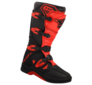 LS2 RAPTOR MAN BOOTS BLACK RED