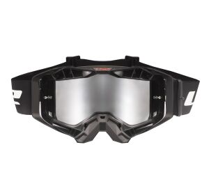 LS2 AURA PRO GOGGLE BLACK WITH IRIDIUM VISOR