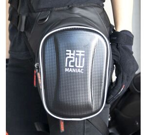 LS2 LLB-03 Leg Bag 900D film/PVC Carbon Grain Black 4.5L