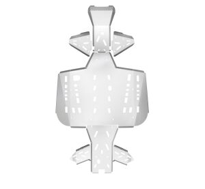 SHARK Skidplate, CF MOTO X450/X520 Long (XX-18)