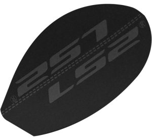 LS2 PLATE ALUMINUM CHIN BAR FF399 MATT BLACK