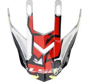 LS2 MX437 EVO PEAK CRUSHER BLACK RED