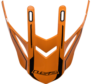 LS2 MX437 PEAK CORE BLACK ORANGE