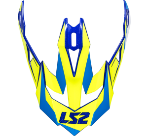 LS2 PEAK MX470 NIMBLE WHITE BLUE YELLOW