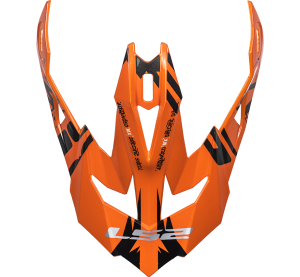 LS2 PEAK MX470 EMPEROR BLACK ORANGE