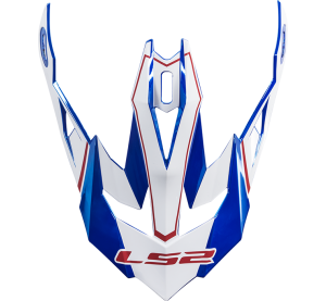 LS2 PEAK MX470 POWER CHROME BLUE