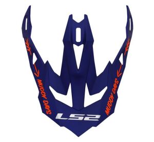 LS2 MX700 PEAK CARGO BLUE FLUO ORANGE