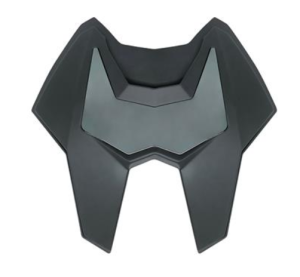 LS2 AIR VENT UPPER MATT BLACK FF901