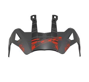 LS2 MX702 PEAK CRAZY MATT BLACK RED