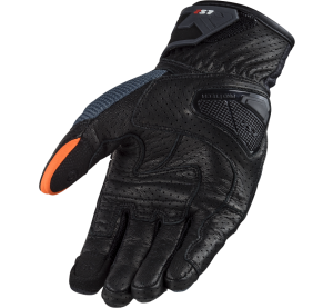 LS2 AIR RAPTOR MAN GLOVES DARK BLUE H-V ORANGE M