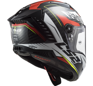 LS2 FF805 THUNDER C CHASE GLOSS WHITE RED