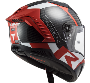 LS2 FF805 THUNDER C RACING1 GL.RED WHITE