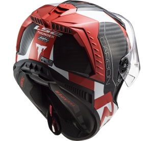LS2 FF805 THUNDER C RACING1 GL.RED WHITE