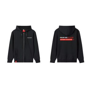Segway Black zipper hoodie L