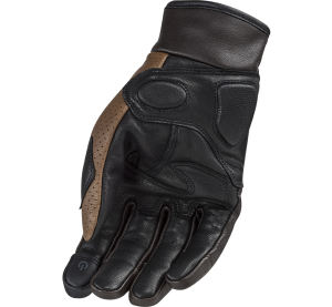 LS2 RUST MAN GLOVES BROWN LEATHER