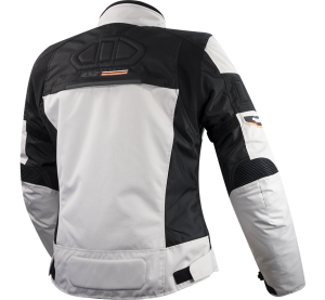 LS2 SHADOW LADY JACKET LIGHT GREY BLACK ORANGE