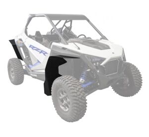 XRW MUD FLAPS KIT BLACK - POLARIS RZR TURBO R