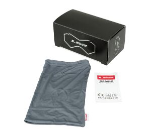 LS2 CHARGER GOGGLE WHITE WITH H-V GREEN IRID.VISOR