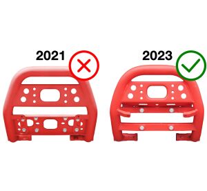 XRW FRONT BUMPER ALU SX1 BLACK - SEGWAY SNARLER AT6 S/L (2023+)