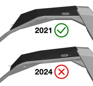 XRW ROOF ALU BLACK - SEGWAY VILLAIN SX10 (2021-2023)