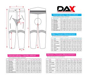 DAX LADY SoftShell pants with protectors