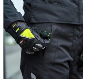 LS2 SPARK 2 AIR MAN GLOVES BLACK H-V YELLOW