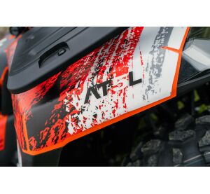 GRAPHIC STICKER KIT for Segway AT5-L orange