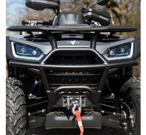 XRW FRONT BUMPER ALU SX1 BLACK - SEGWAY SNARLER AT6 S/L (2021-2022)