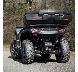 XRW REAR BUMPER ALU SX2 BLACK - SEGWAY SNARLER AT6 S / L
