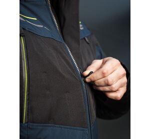 LS2 ZIRCONIUM MAN JACKET BLUE BLACK H-V YELLOW