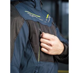 LS2 ZIRCONIUM MAN JACKET BLUE BLACK H-V YELLOW