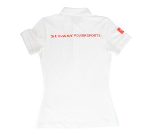 SEGWAY POWERSPORTS White Women Polo T-shirt XS