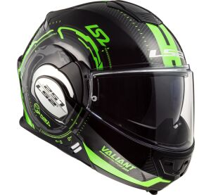 LS2 FF399 VALIANT NUCLEUS BLACK GLOW GREEN