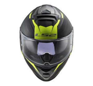 LS2 FF800 STORM NERVE MATT BLACK H-V YELLOW