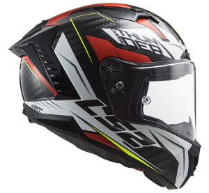 LS2 FF805 THUNDER C CHASE GLOSS WHITE RED