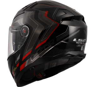 LS2 FF811 VECTOR II ALIZER BLACK RED-06